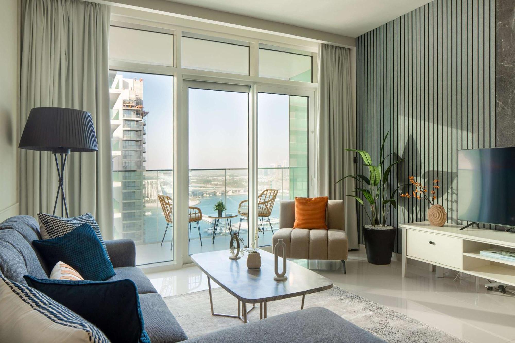 Silkhaus Palm View 1Bdr With Private Beach In Emaar Beachfront 迪拜 外观 照片